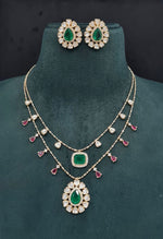 Kundan Pendant 08893 - KRISHNA'S SWETA JEWELLERY