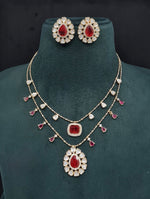 Kundan Pendant 08893 - KRISHNA'S SWETA JEWELLERY
