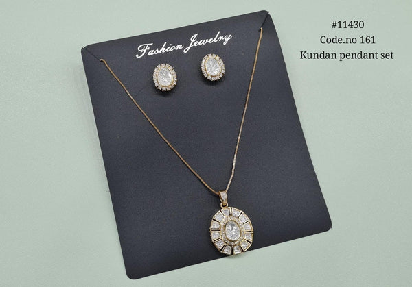 Kundan Pendant 11239 - KRISHNA'S SWETA JEWELLERY