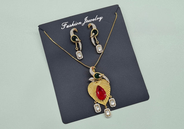 Kundan Pendant 11239 - KRISHNA'S SWETA JEWELLERY