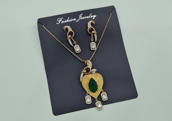 Kundan Pendant 11239 - KRISHNA'S SWETA JEWELLERY