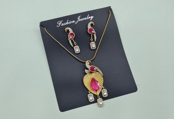 Kundan Pendant 11239 - KRISHNA'S SWETA JEWELLERY