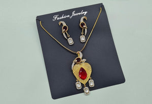 Kundan Pendant 11239 - KRISHNA'S SWETA JEWELLERY