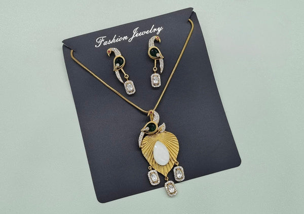 Kundan Pendant 11239 - KRISHNA'S SWETA JEWELLERY