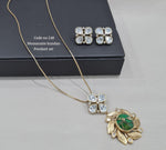 Kundan Pendant Set 00120 - KRISHNA'S SWETA JEWELLERY