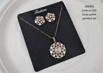 Kundan pendant set 00463 - KRISHNA'S SWETA JEWELLERY