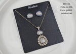Kundan Pendant set 01116 - KRISHNA'S SWETA JEWELLERY