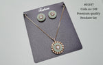 Kundan Pendant Set 01197 - KRISHNA'S SWETA JEWELLERY