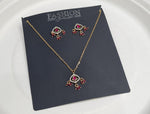 Kundan Pendant Set 01238 - KRISHNA'S SWETA JEWELLERY