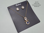 kundan pendant set 01778 - KRISHNA'S SWETA JEWELLERY