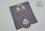 Kundan Pendant Set 02147 - KRISHNA'S SWETA JEWELLERY