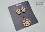 Kundan pendant sets 01810 - KRISHNA'S SWETA JEWELLERY