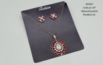Kundan Pendent 02047 - KRISHNA'S SWETA JEWELLERY