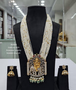 Kundan Temple Pendant 03820 - KRISHNA'S SWETA JEWELLERY