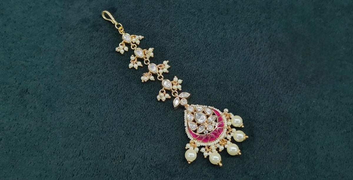 Kundan Tika 05819 - KRISHNA'S SWETA JEWELLERY