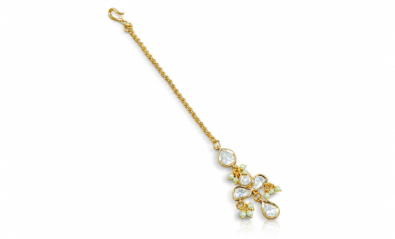 Kundan Tikka 06313 - KRISHNA'S SWETA JEWELLERY