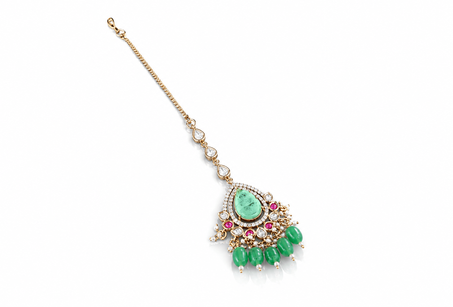 Kundan Tikka 07931 - KRISHNA'S SWETA JEWELLERY