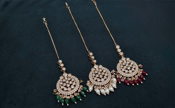 Kundan Tikka 07934 - KRISHNA'S SWETA JEWELLERY