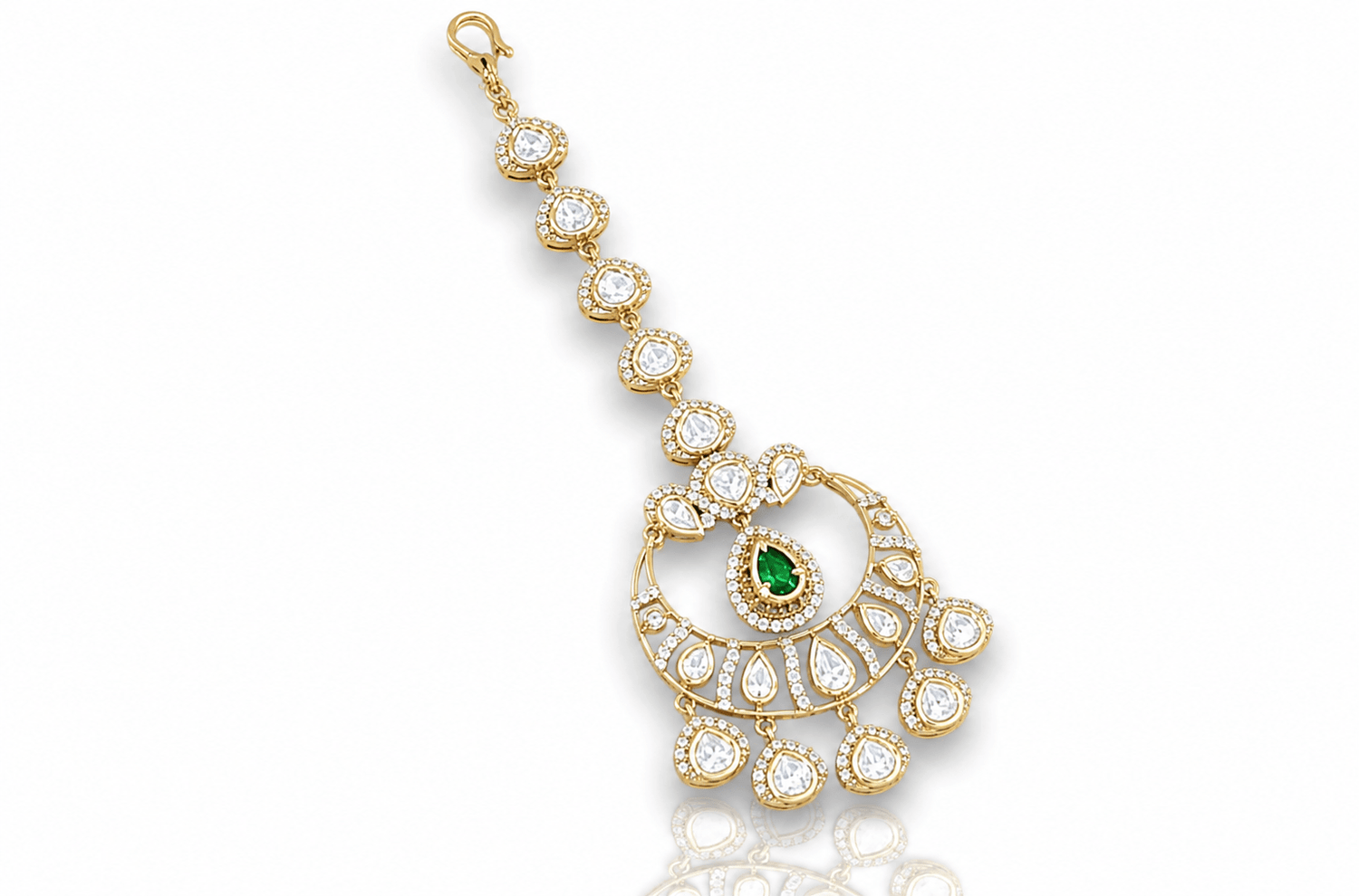 Kundan Tikka 09025 - KRISHNA'S SWETA JEWELLERY