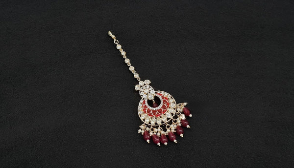 Kundan Tikka 10980 - KRISHNA'S SWETA JEWELLERY