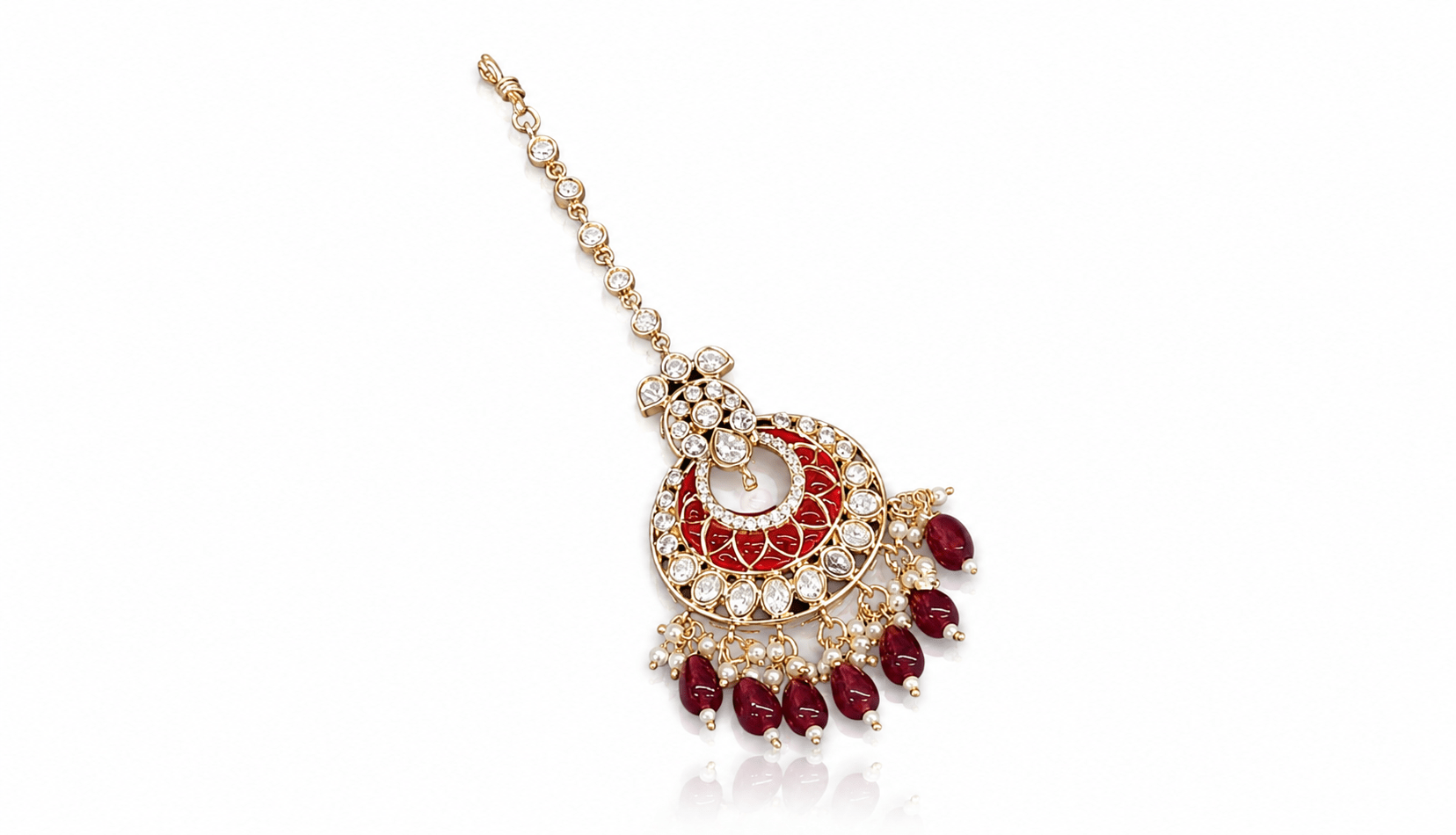Kundan Tikka 10980 - KRISHNA'S SWETA JEWELLERY