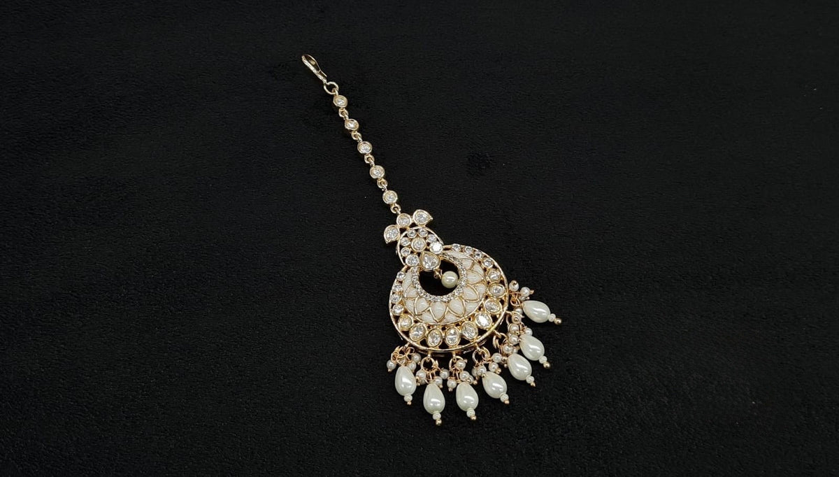 Kundan Tikka 10980 - KRISHNA'S SWETA JEWELLERY