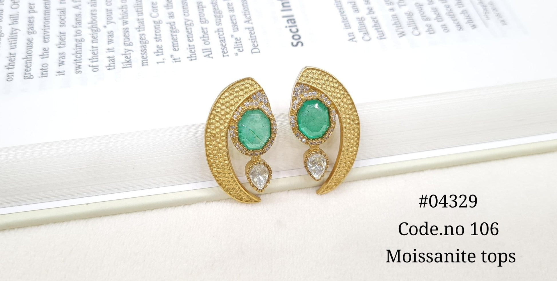 Kundan Tops 04329 - KRISHNA'S SWETA JEWELLERY