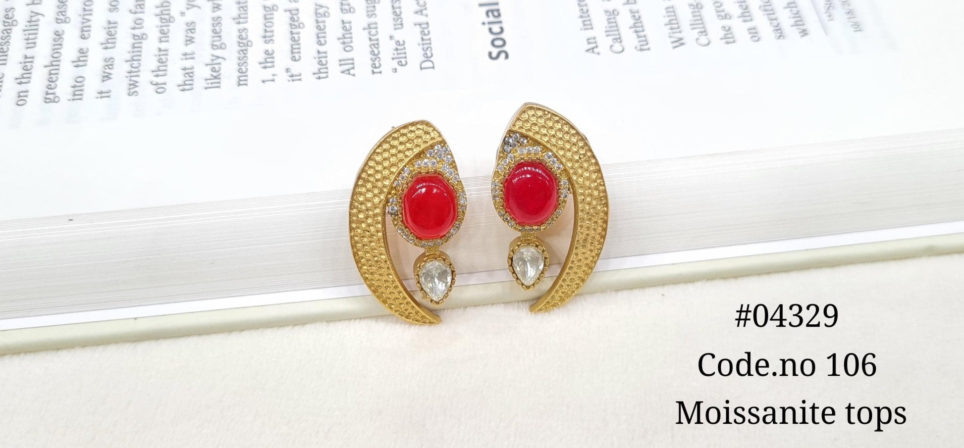 Kundan Tops 04329 - KRISHNA'S SWETA JEWELLERY