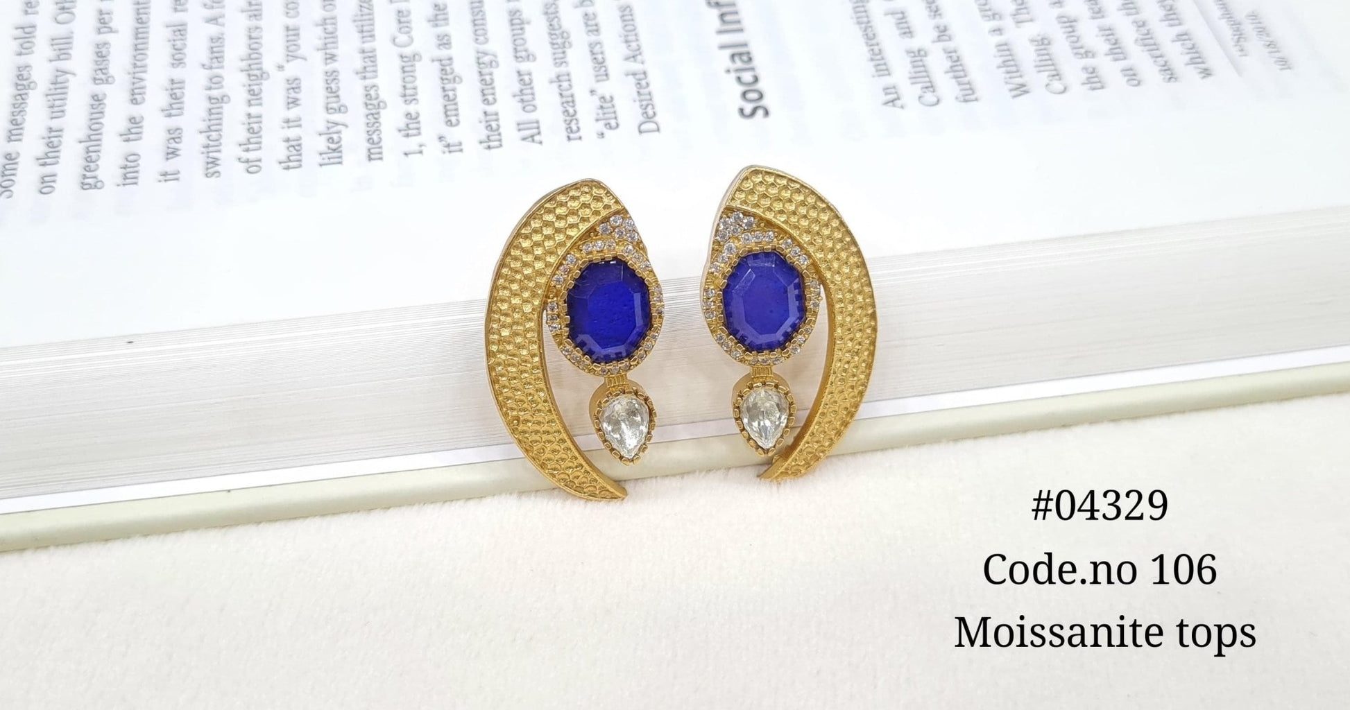 Kundan Tops 04329 - KRISHNA'S SWETA JEWELLERY