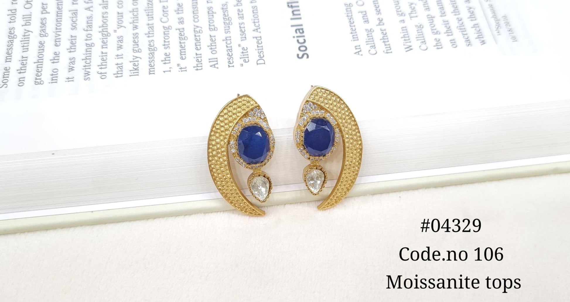 Kundan Tops 04329 - KRISHNA'S SWETA JEWELLERY