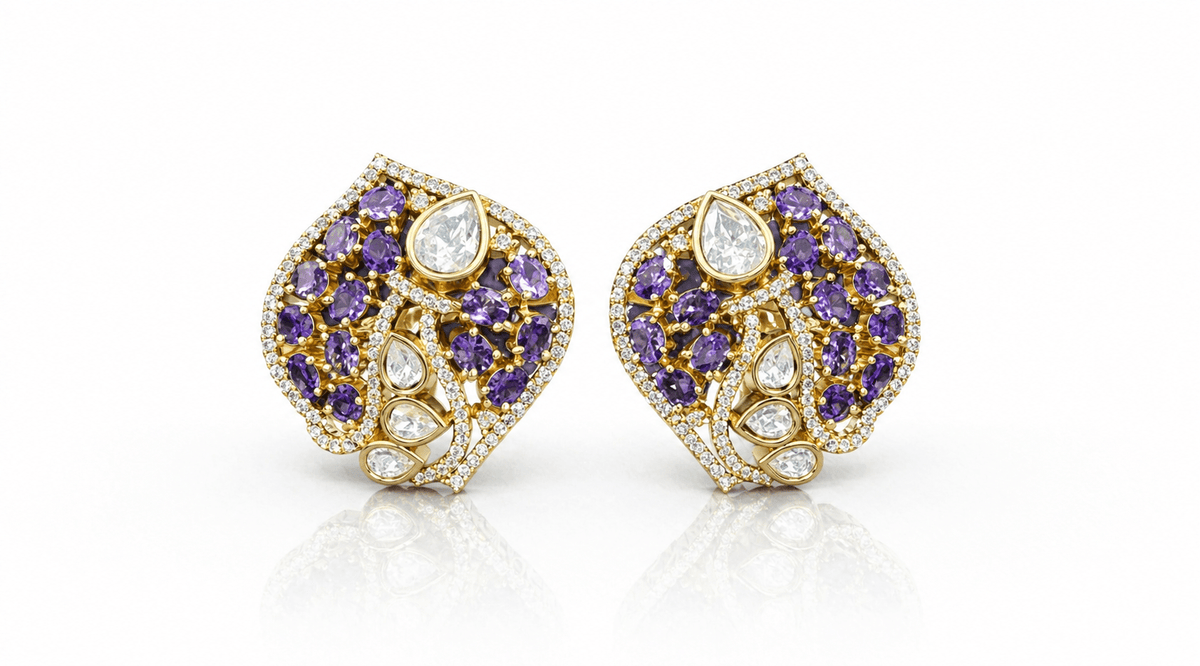 Kundan Tops 08210 - KRISHNA'S SWETA JEWELLERY