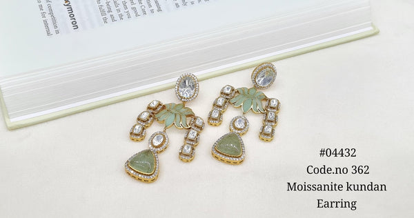 Lotus Earring 04432 - KRISHNA'S SWETA JEWELLERY