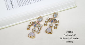Lotus Earring 04432 - KRISHNA'S SWETA JEWELLERY