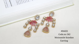 Lotus Earring 04432 - KRISHNA'S SWETA JEWELLERY