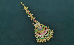 Maang Tika 06822 - KRISHNA'S SWETA JEWELLERY