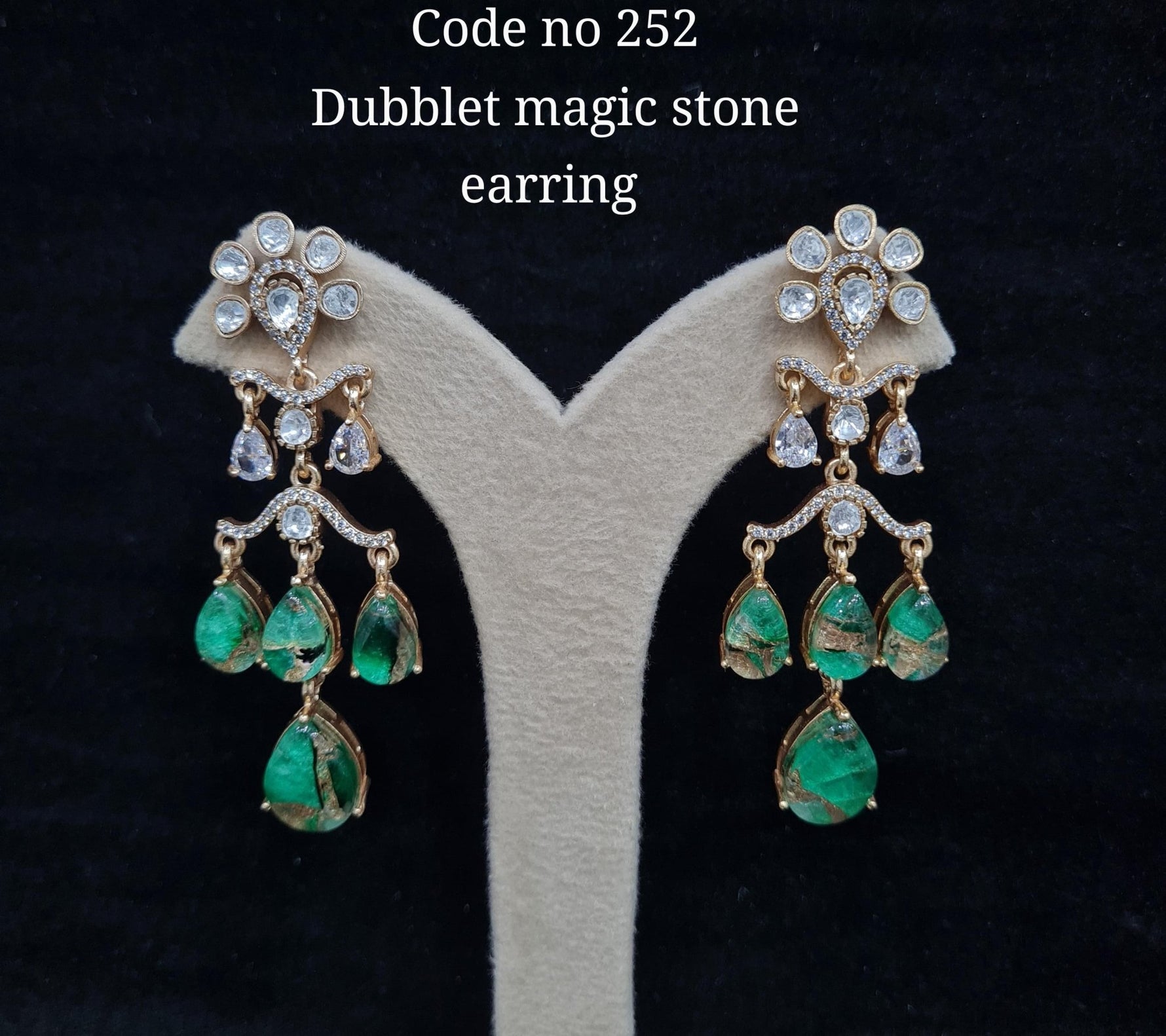 Magic Earring 01280 - KRISHNA'S SWETA JEWELLERY