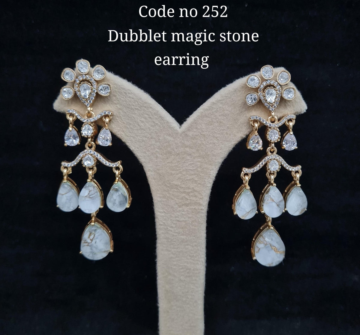 Magic Earring 01280 - KRISHNA'S SWETA JEWELLERY
