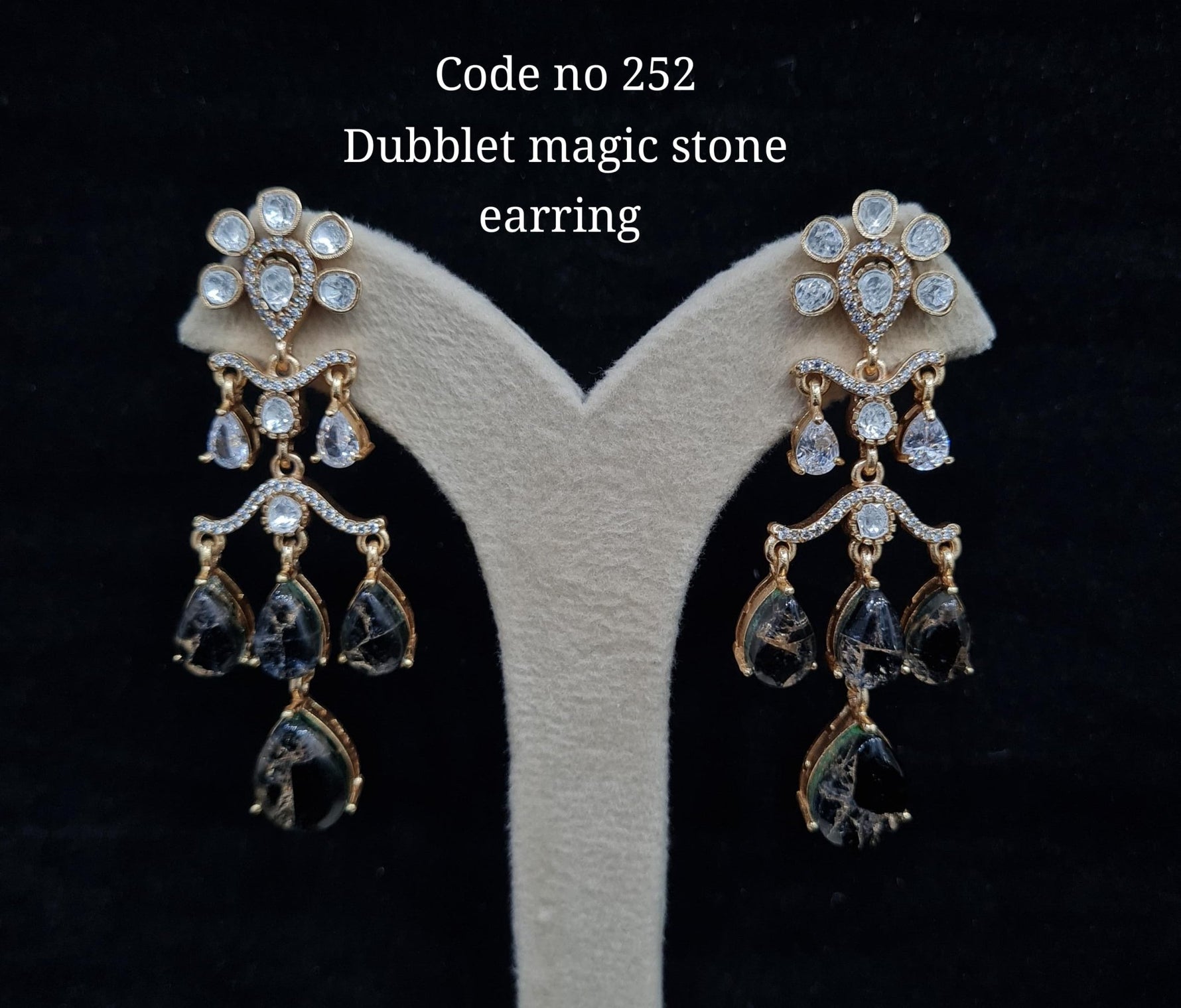 Magic Earring 01280 - KRISHNA'S SWETA JEWELLERY