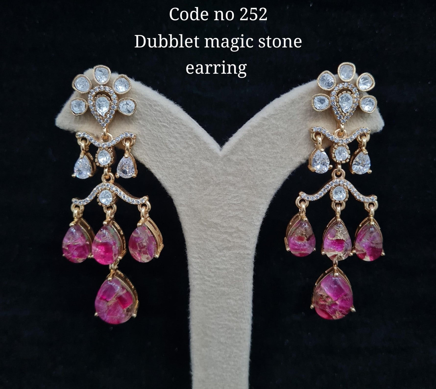 Magic Earring 01280 - KRISHNA'S SWETA JEWELLERY