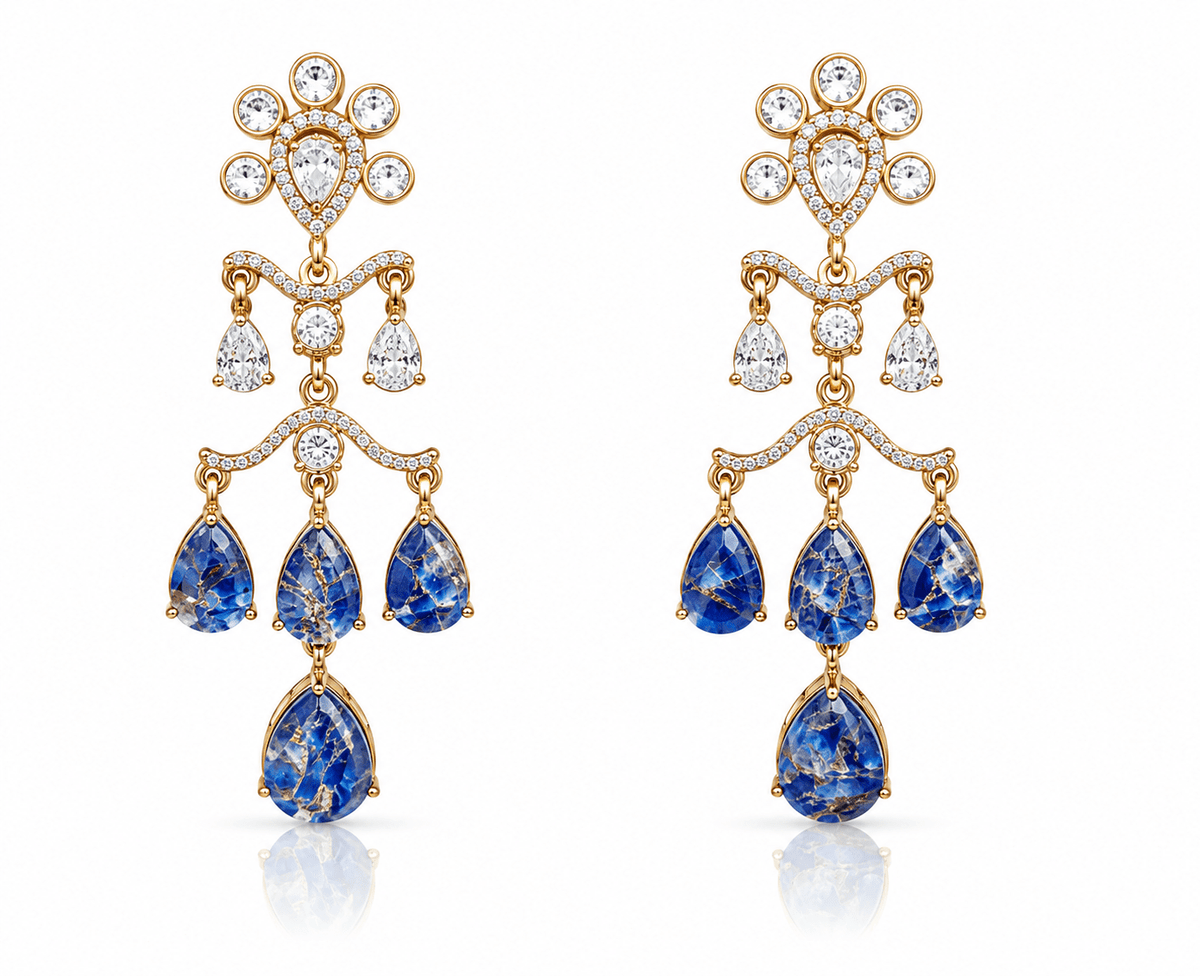 Magic Earring 01280 - KRISHNA'S SWETA JEWELLERY
