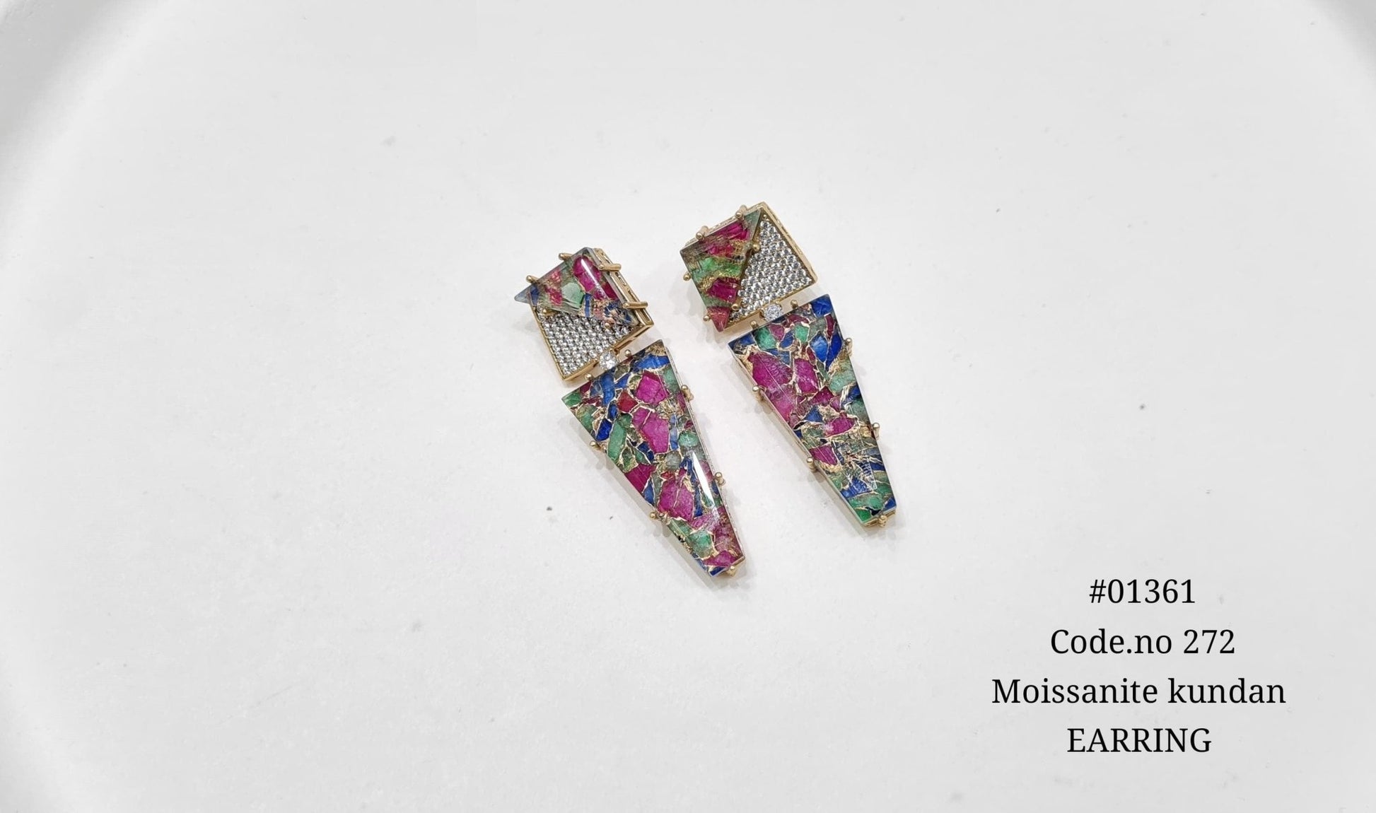 Magic Earrings 01361 - KRISHNA'S SWETA JEWELLERY