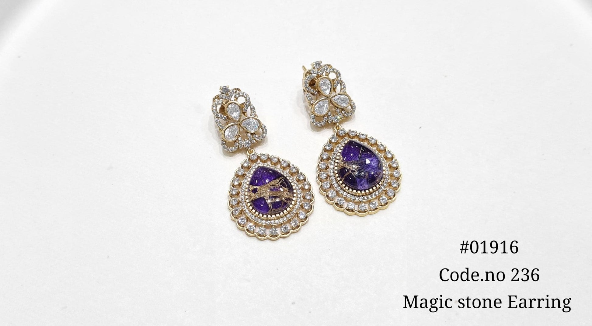 Magic earrings 01916 - KRISHNA'S SWETA JEWELLERY