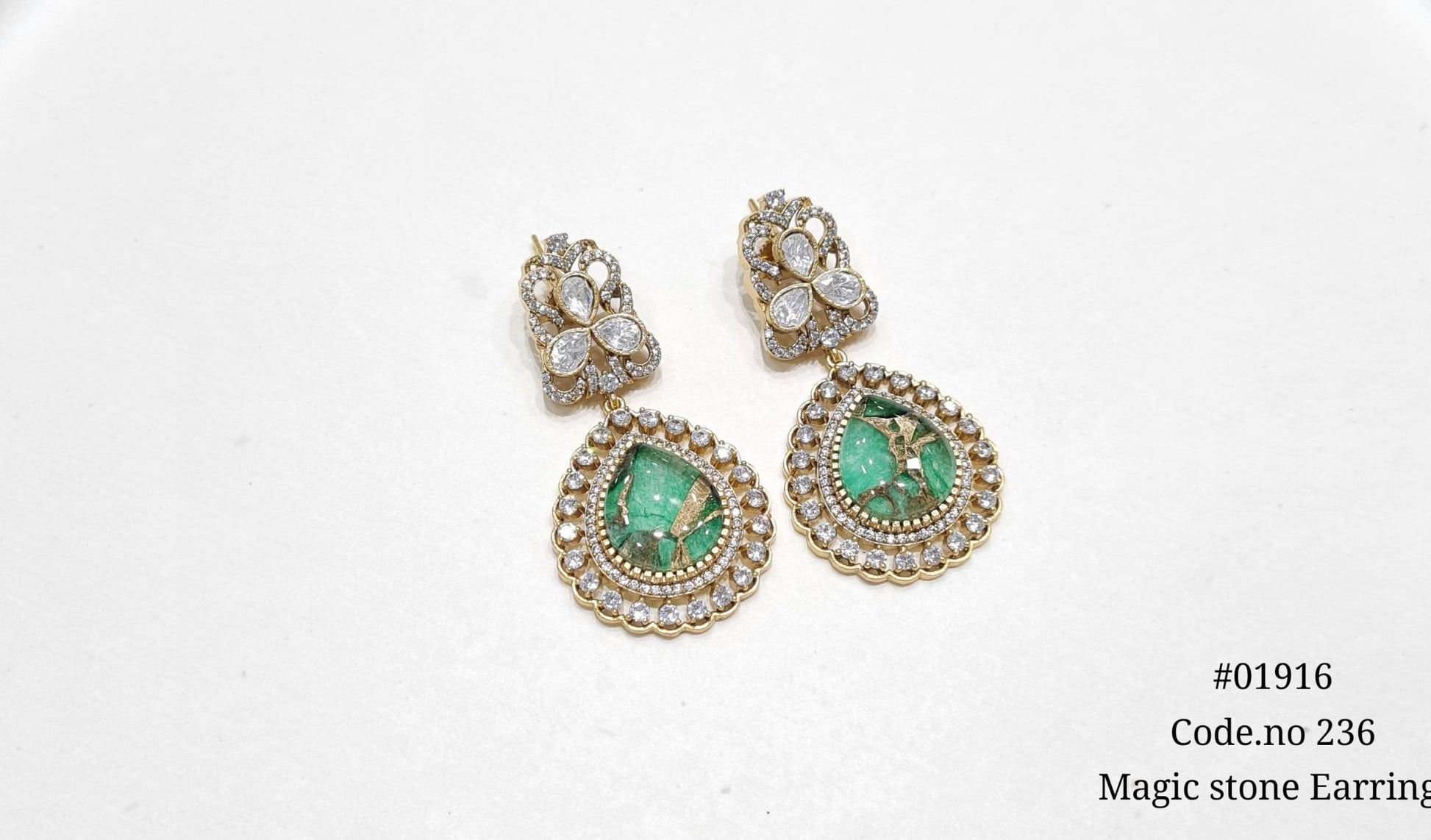 Magic earrings 01916 - KRISHNA'S SWETA JEWELLERY