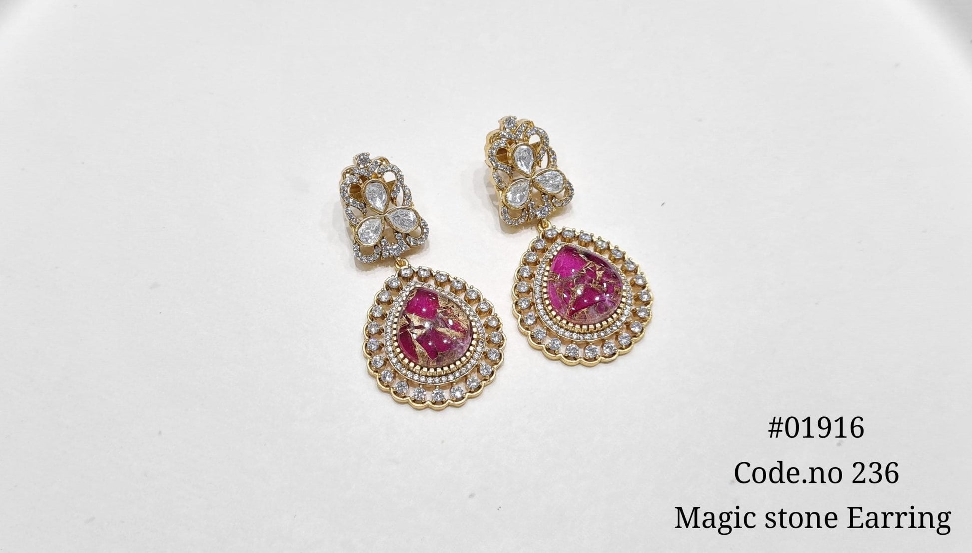 Magic earrings 01916 - KRISHNA'S SWETA JEWELLERY