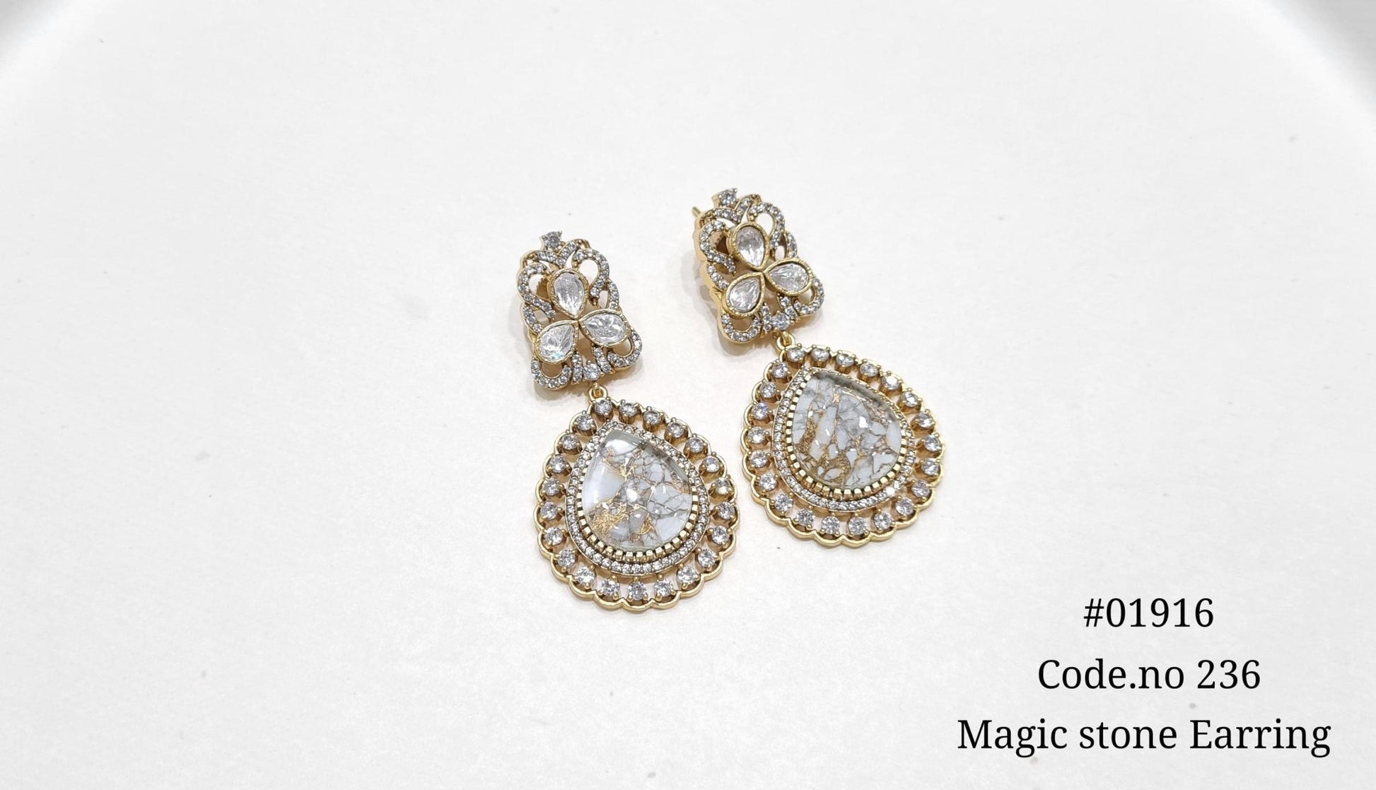 Magic earrings 01916 - KRISHNA'S SWETA JEWELLERY