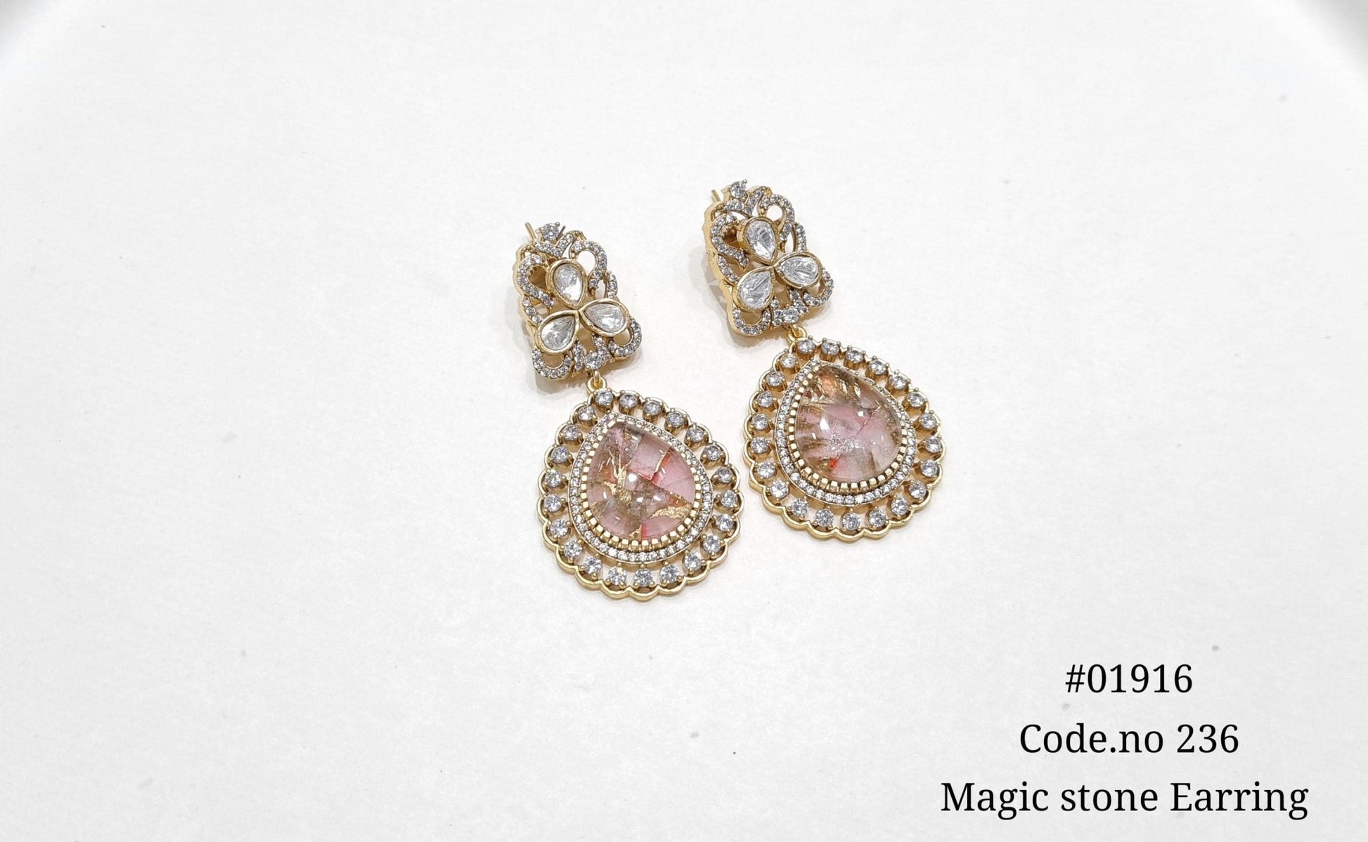 Magic earrings 01916 - KRISHNA'S SWETA JEWELLERY