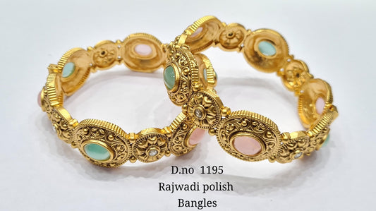 Matte bangles 01337 - KRISHNA'S SWETA JEWELLERY