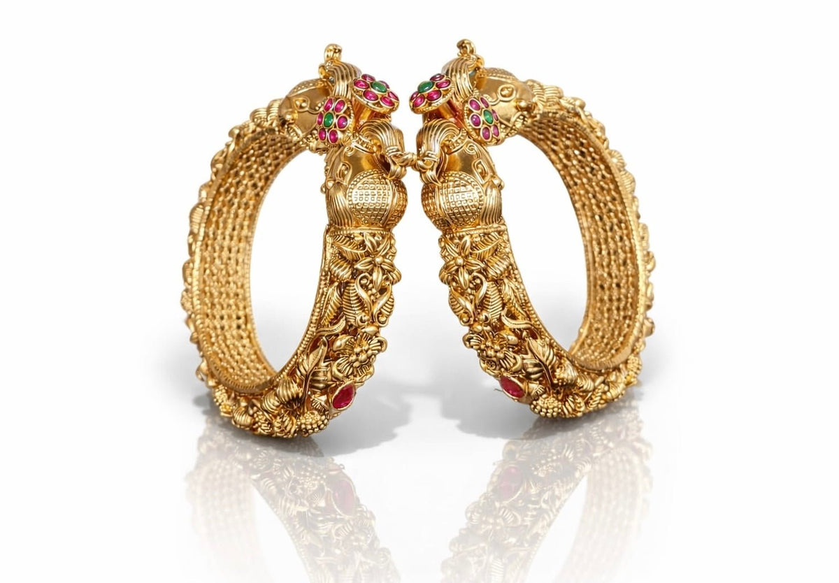 Matte bangles 01554 - KRISHNA'S SWETA JEWELLERY