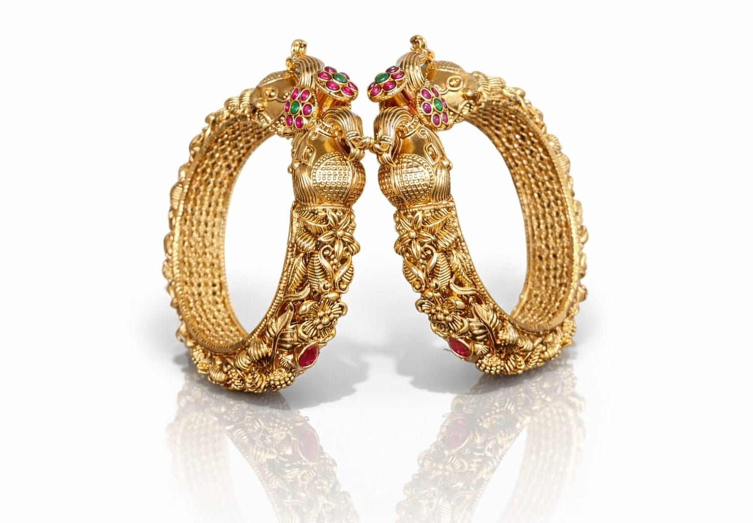 Matte bangles 01554 - KRISHNA'S SWETA JEWELLERY