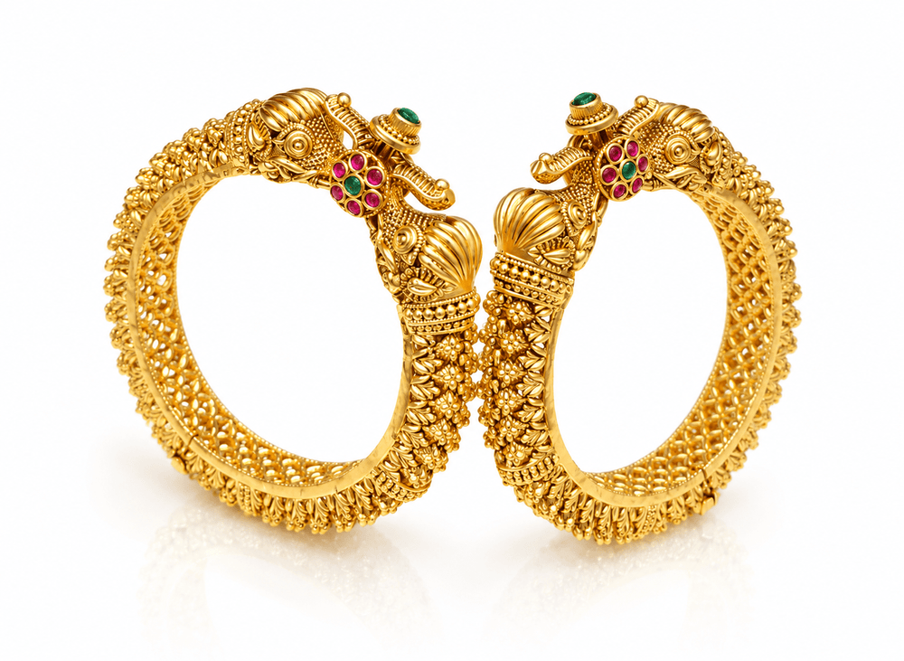 matte bangles 01564 - KRISHNA'S SWETA JEWELLERY